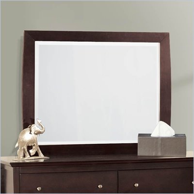 Lifestyle Solutions S375VI Series Landscape Mirror in Twilight Cherry