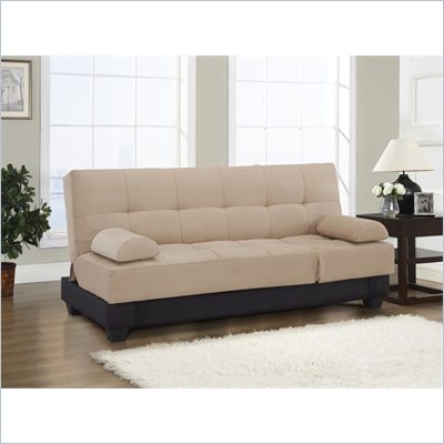 Lifestyle Solutions Serta Dream Convertible Sofa in Harvard Khaki