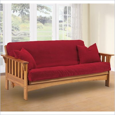 LifeStyle Solutions Tahoe Solid Oak Futon Frame