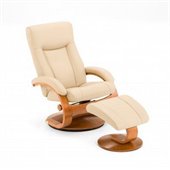 Mac Motion 54 Series Leather Match Chair Recliner in Cobblestone
