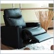 ADD TO YOUR SET: Coaster Furniture Hardwood Leather-Match Vinyl Recliner Chair in Black