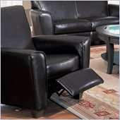 Coaster Furniture Recliner Chair in Espresso Brown Bycast Leather 
