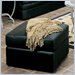 Coaster Furniture Escape Pillow Top Leather Ottoman