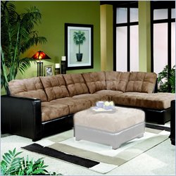 Coaster Hermosa Beach Microfiber Sectional Sofa