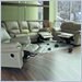 Coaster Promenade Taupe Leather/Leather Match Reclining Loveseat