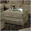 ADD TO YOUR SET: Coaster Chenille Pillow Top Cocktail Ottoman in Olive Green