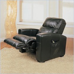 Coaster Elevation Shiatsu Leather Massage Recliner in Brown