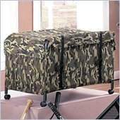 Coaster Kids Bunk Bed Toy Chest in Camouflage