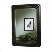 Coaster Wall Mirror with Wooden Black Frame