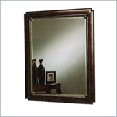 Coaster Wall Mirror with Dark Brown Frame