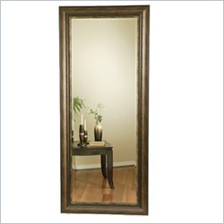 Coaster Contemporary Narrow Rectangular Black and Silver Mirror