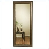 Coaster Contemporary Narrow Rectangular Black and Silver Mirror