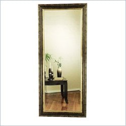 Coaster Contemporary Rectangular Wood and Gold Mirror