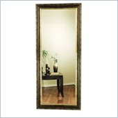 Coaster Contemporary Rectangular Wood and Gold Mirror