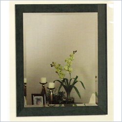 Coaster Square Wall Mirror in Black
