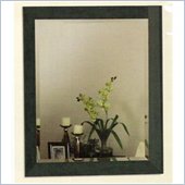 Coaster Square Wall Mirror in Black