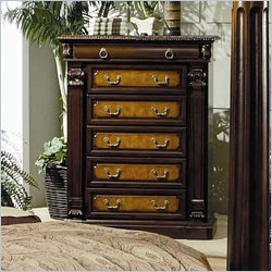 Coaster Traditional Chest in Medium Chestnut Finish