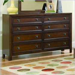 Dressers 201243 Coaster Transitional Deluxe Dresser in Walnut 196944