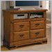 Coaster William TV Dresser in Dark Distressed Pine