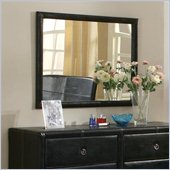 Coaster  Mirror with an Upholstered Frame in Dark Drown Bycast 