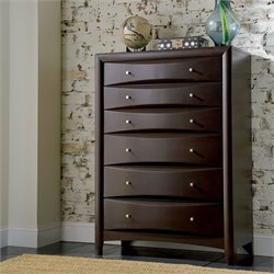 Coaster Six Drawer Chest in Rich Cappuccino Finish Best Price