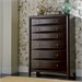 Coaster  Six Drawer Chest in Rich Cappuccino Finish
