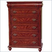 Coaster  Five Drawer Chest in Rich Brown