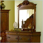 Coaster Isabella Six Drawer Dresser and Mirror Set in Rich Brown
