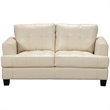 ADD TO YOUR SET: Coaster Samuel Contemporary Leather Loveseat
