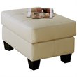 ADD TO YOUR SET: Coaster Samuel Contemporary Leather Ottoman