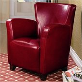 Coaster Accent Seating Chair in Red Vinyl