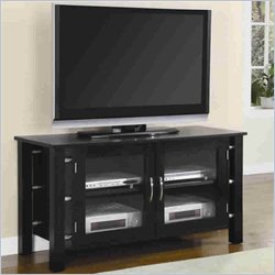 Coaster Black 50 Inch Contemporary Media Console with Doors