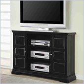 Coaster Black 50 Inch Classic Media Console with Doors and Shelves
