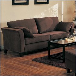 Coaster Park Place Brown Velvet Sofa