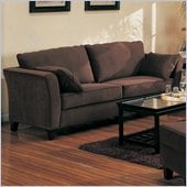 Coaster Park Place Brown Velvet Sofa