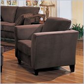 Coaster Park Place Upholstered Chair with Flair Tapered Arm