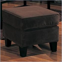 Coaster Park Place Upholstered Ottoman with Exposed Wood Feet
