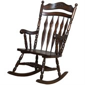 Coaster Traditional Country Wood Rocker