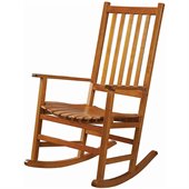 Coaster Casual Traditional Wood Rocker