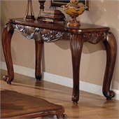 Coaster Venice Traditional Sofa Table in Deep Brown Medium Wood Finish