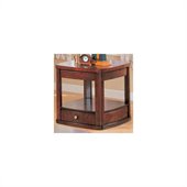 Coaster Evans Contemporary End Table with Drawer and Shelf