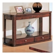 ADD TO YOUR SET: Coaster Evans Contemporary Sofa Table with Storage in Cherry