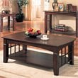 ADD TO YOUR SET: Coaster Abernathy Rectangular Coffee Table with Shelf