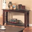 ADD TO YOUR SET: Coaster Abernathy Sofa Table with Shelf in Cherry