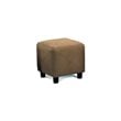 ADD TO YOUR SET: Coaster Mocha Contemporary Microfiber Cube Ottoman
