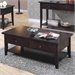 Coaster Whitehall Coffee Table w/th Shelf and Drawers in Cappuccino