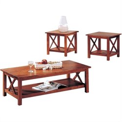 Coaster Briarcliff Casual 3 Piece Occasional Table Set