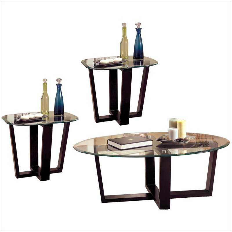 Coaster Howard Contemporary 3 Piece Occasional Table Set