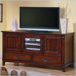 Coaster Mission Style Media Console with Doors and Drawers