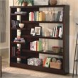 ADD TO YOUR SET: Coaster Wide Semi Backless Bookcase in Cappuccino